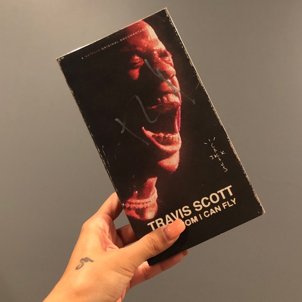 SIGNED TRAVIS SCOTT VHS TAPE!!!!!